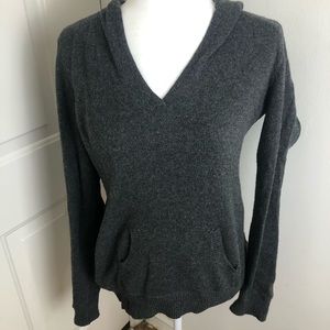 Medium Gap Charcoal Gray Hoodie Sweater